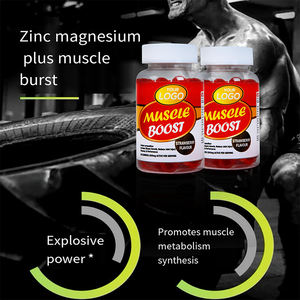 อาหารเสริมก่อนออกกําลังกายที่กําหนดเองครีเอทีนโมโนไฮเดรตเหนียวผสมครีเอทีน Gummies เพื่อสร้างกล้ามเนื้อและความแข็งแรง - Product Image 3