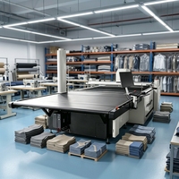 Machine de découpe textile CNC automatique multicouche Panda avec moteur pour tissu et cuir, certifiée CE, garantie 3 ans, bon prix