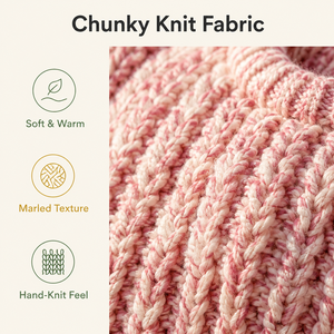 Suéter Cárdigan de Punto de Moda Invernal para <span class=keywords><strong>Mujer</strong></span>, Estilo Urbano, Color Rosa a Rayas, Mangas Largas Tipo Linterna, Holgado - Product Image 5