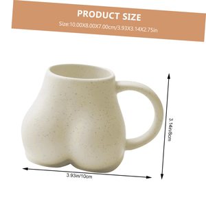 Nordique créatif bout à bout tasse en céramique décor à la maison mode conception de Base plate pour café et lait drôle <span class=keywords><strong>bureau</strong></span> et Couples tasse pour cadeaux - Product Image 6