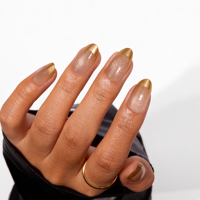 Faux ongles écologiques français, effet œil de chat, à presser, faits à la main, faux ongles de longueur moyenne, boîte vide pour faux ongles à presser
