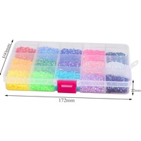 40000 pièces de strass en résine gelée, 28 couleurs, 3mm, à dos plat, kit de loisirs créatifs éblouissant, 3 pièces de colle pour chaussures et nail art