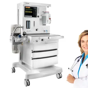 Microprocessor Controlled Simultaneously Monitor ECG Rr Anesthesia Machine For Sale