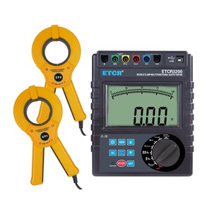 Testeur de terre numérique à double pince ETCR3200 avec stockage de 2000 groupes de données, AC 600A/100V, batterie au lithium, emballage en valise de transport, classe 0.1 - Product Image 6