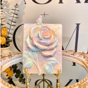 Pannello in Gesso 3D Rilievo Ortensia Rettangolare, Kit Fai-da-Te per Bambini, Lavagna in Gesso da Colorare, Artigianato Genitore-Figlio, Decorazione Pittorica - Product Image 4