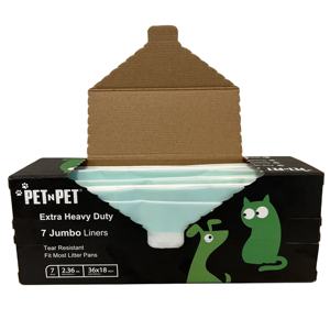 Pet Lixo Suprimentos De Limpeza Compostável Biodegradável Lixo De Gato Saco Forrado Lixo De Lixo De Gato Saco De Plástico De Cordão - Product Image 1