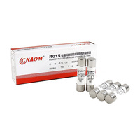 Fusibles R015 de alta calidad 10*38mm 500V 1A-32A, tubo de fusible de soplado rápido de cerámica 80KA para transformadores, lámparas
