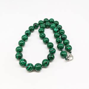 40 colore di Pietra Naturale Nodo Collana di 45-70cm 16-30 pollici 8/10/12mm collana di Malachite - Product Image 6