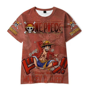 Magliette in Cotone Personalizzate con Stampa 3D di Cartoni Animati, Manica Corta, Oversize, Casual, Unisex - Product Image 1