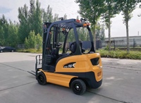 Chariot élévateur électrique compact de qualité supérieure, 1 tonne, 2 tonnes, 3 tonnes, batterie au lithium, performance fiable, hauteur de levage 3m-7m, prix des chariots élévateurs