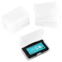 Boîte de rangement en plastique transparent pour cartouches de jeu GBA, étui de protection pour Game Boy GBA SP GBM, accessoires pour cartes de jeu