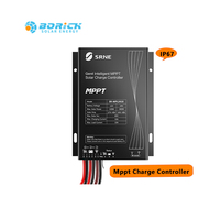 Contrôleur de charge solaire SRNE 10A MPPT 12V/24V avec communication RS485, étanche IP67 pour systèmes solaires hors réseau et batteries au lithium