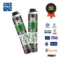 Scellant en mousse de polyuréthane monocomposant GNS à usage professionnel pour le remplissage, l'étanchéité et l'isolation des portes et fenêtres dans la construction