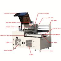 Machine de thermosoudage automatique commerciale, machine d'emballage sous vide pour masque, machine de scellage et de découpe
