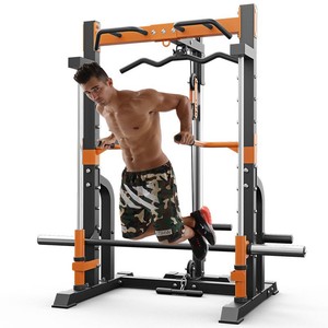 Multi Functional Smith Machine Gantry Squat <b>Rack</b> <b>Bench</b> Press Barbell <b>Rack</b> Fitness Equipment For Home Gym Systems - Product Image 5