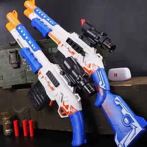 Игра Стрельба снайперский пистолет для мальчиков пластиковый метательный пистолет мягкая пуля пистолет игрушка