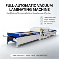 Machine à plastifier HPL à usage intensif-Chargeur automatique et système adhésif à film chaud pour la fabrication de panneaux de meubles