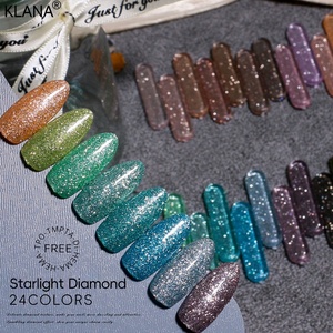 Gel de Uñas con Diamantes Starlight de 24 Colores, 1KG, Efecto Brillante y Destellos Disco, Removible en Acetona, para Manicura, Marca Privada - Product Image 1