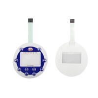 Teclado de Membrana Personalizado para Equipos de Monitoreo de Pacientes, Panel de Interruptores de Membrana para Analizador de Diagnóstico con Indicadores LED