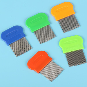 Dog Flea Comb Steel Needle Mini Pet Grooming Tool For Dogs And Cats 8x6 Size - Product Image 1