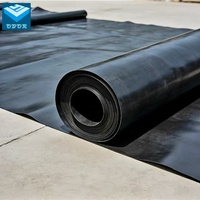 Feuille de géomembrane HDPE 1,0 mm-3,0 mm pour lacs artificiels, lagons, barrages, bassins de stockage d'eau, revêtement non toxique en HDPE