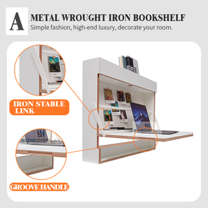 Meubles de bureau, <span class=keywords><strong>table</strong></span> d'ordinateur portable de bureau, <span class=keywords><strong>table</strong></span> en <span class=keywords><strong>bois</strong></span> de style exécutif, <span class=keywords><strong>table</strong></span> d'ordinateur moderne pliable, bureau à domicile - Product Image 2