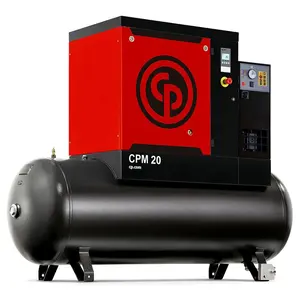 CPM 20 TM/DD 20HP 300L 공기 탱크 회전하는 시카고 건조기를 가진 압축 공기를 넣은 나사 공기 압축기
