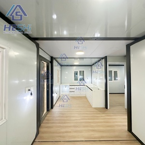 บ้านสำเร็จรูปแบบขยายได้มาตรฐานท้องถิ่น ขนาด 40 ฟุต 20 ฟุต 1 2 3 4 5 ห้องนอน พร้อมสวน ราคาบ้านเคลื่อนที่แบบเคบิน - Product Image 4