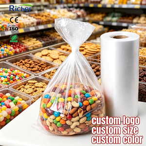 HDPE Snack <b>Bag</b> Roll Food Grade Nut Candy <b>Bags</b> on Roll Showcase Display for Confectionery <b>Sweet</b> Treat Shop - Product Image 1