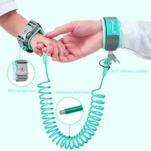 Kids Harness Leash 1.5M Anti Lost Strap Toddler Safety Harness Kid Link Walking Rope Baby Wristband Child Wrist Leash With Lock