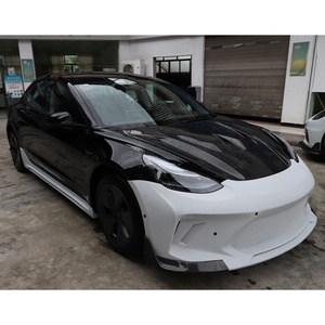 2017-2025 Car Modification Upgrade Gen2 Resin Body Kit Front Rear Bumper Lip <b>Engine</b> <b>Hood</b> Side Skirt for Tesla Model 3 - Product Image 1