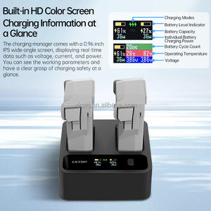 适用于迷你4专业迷你<span class=keywords><strong>3</strong></span>系列智能充电器的LKTOP充电集线器，带数字显示，兼容DJI无人机 - Product Image 6