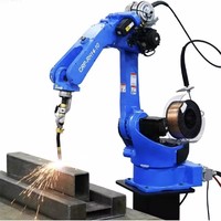 Bras robotisé à 6 axes automatique avec portée de 10 kg, manipulateur robotique pour soudage à l'arc, bras mécanique pour le soudage des métaux