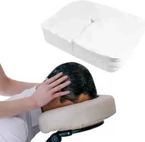 Eco-friendly Massage Face Covers Disposable Face Rest Cradle Cover Disposable Non-waven Face Rest Cover