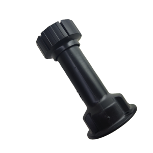 GQK Furniture Leveling Sofa Legs Black Plastic <b>Adjustable</b> Feet Kitchen Plastic <b>Adjustable</b> Cabinet Leg - Product Image 3