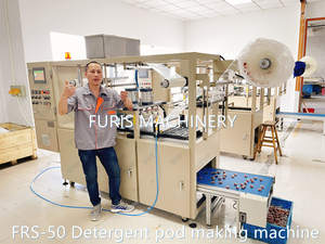 Machine automatique électrique pneumatique pour la fabrication de sacs de détergent à lessive chimique, film plastique, machine de scellage PLC, nettoyage, lavage, bol - Product Image 5