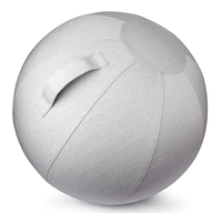 Polyester Boucle Tissu Personnalisé Écologique Lavable Couverture Yoga Ball 65cm Yoga Ball Chaise pour Bureau Gym Salon