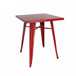 <span class=keywords><strong>Tolix</strong></span>-mesa de Metal para comedor, SM-T1101, mesa de comedor para restaurante - Product Image 6