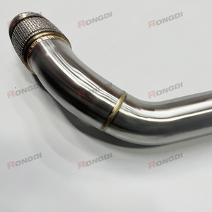 Custom Made Sports Car Stainless Steel Exhaust Pipe Straight Downpipe for BMW M5 F90 S63 4.4T One-piece Molding - Product Image 6