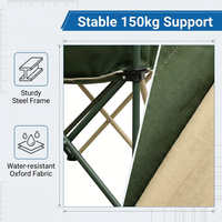 Chaises pliantes modernes pour l'extérieur - Chaises de jardin légères et portables pour le camping, la randonnée, la pêche, les pique-niques et les aventures à la plage
