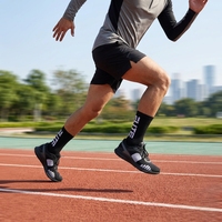 Chaussettes de sport athlétiques unisexes Elite Crew Cushion - Tricotées, respirantes, écologiques, personnalisables pour jeunes et adultes, course à pied