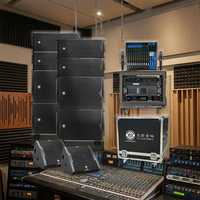 Système de sonorisation Line Array passif double 10 pouces LS3(4+4+2) série LA 700W/500W XLR/Speakon, garantie 3 ans, boîtier en bois, polyvalent