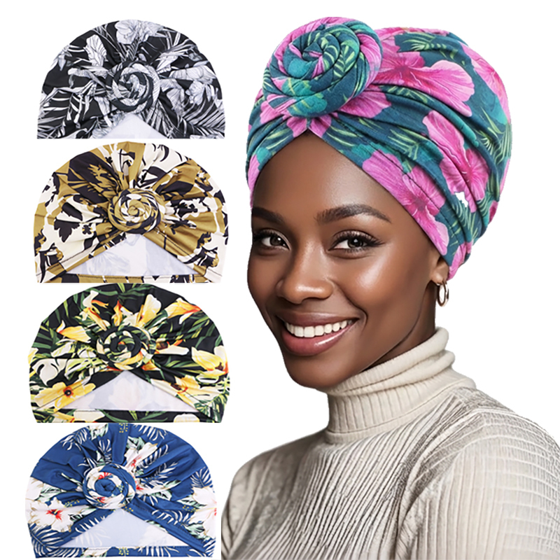 Best Fashion Colored Polyester Women Turban