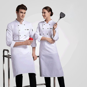 Uniforme da Chef per ristoranti e <span class=keywords><strong>Bar</strong></span> <span class=keywords><strong>di</strong></span> alto livello e cucina Hotel e servizi <span class=keywords><strong>di</strong></span> ristorazione-Design unico e qualità - Product Image 1