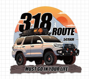 Custom Printing UV-resistant and Waterproof Car <strong>Window</strong> Vinyl Outdoor Die-cut Car Stickers - Product Image 3