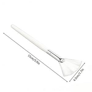 Pinceaux pour masque facial en éventail, vente chaude, doux, applicateur de masque facial en éventail, outils de <span class=keywords><strong>maquillage</strong></span>, pinceaux cosmétiques pour le <span class=keywords><strong>maquillage</strong></span> des femmes - Product Image 2