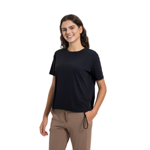 Haut de yoga haut de gamme pour femme – Vêtements de sport et d'entraînement respirants, légers, imperméables, sans coutures, extensibles dans quatre directions – Vente en gros - Product Image 2