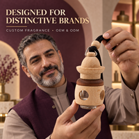 Diffuseur de parfum en bois pour voiture, flacon en verre suspendu, cordon tressé, concentration de parfum à 60%, logo personnalisé, OEM, ODM, vente en gros