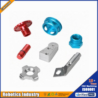Pièces de support de charnière de robot en aluminium usinées CNC sur mesure, usinées avec précision pour les systèmes robotiques industriels