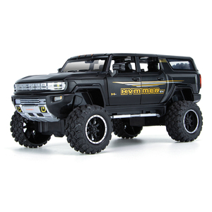 Modelo de Auto de Metal Fundido a Presión a Escala 1:24 de Hummer SUV, con Luces y Música, Mecanismo de Retroceso, para Niños de 8+ Años, Venta al Por Mayor - Product Image 3
